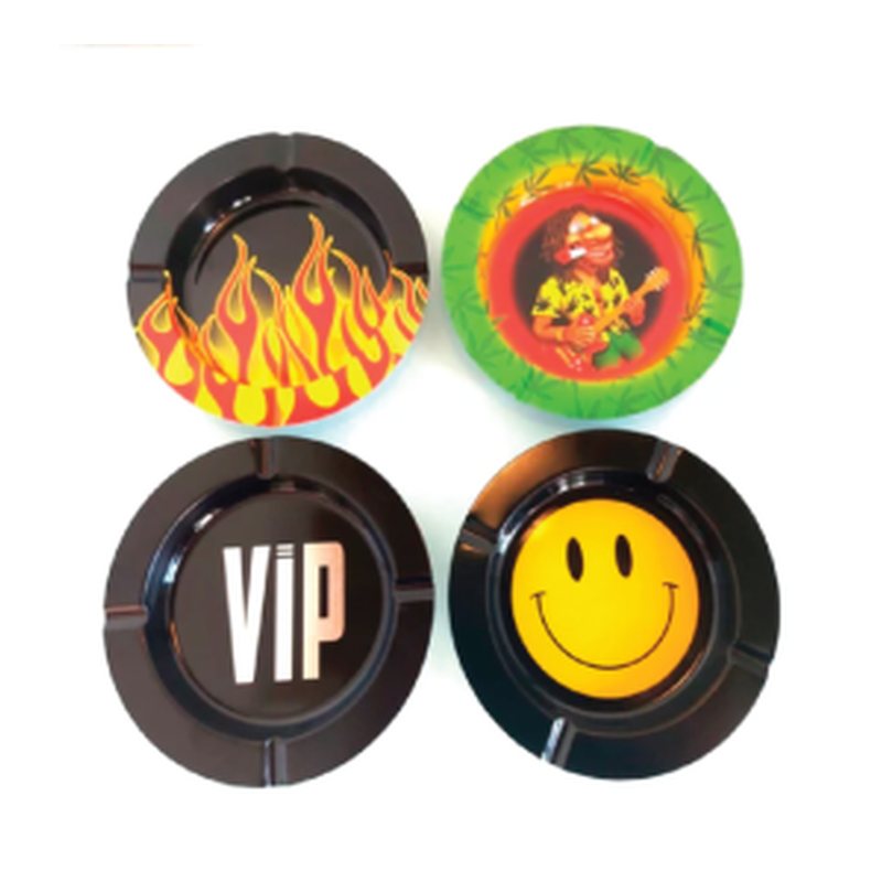 Custom ashtrays · Round metal 138 mm, full color