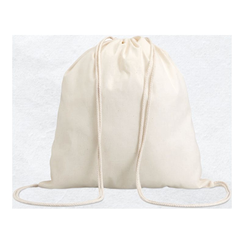 Cotton drawstring bag