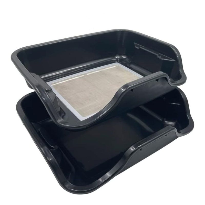 Ergonomic trimming tray