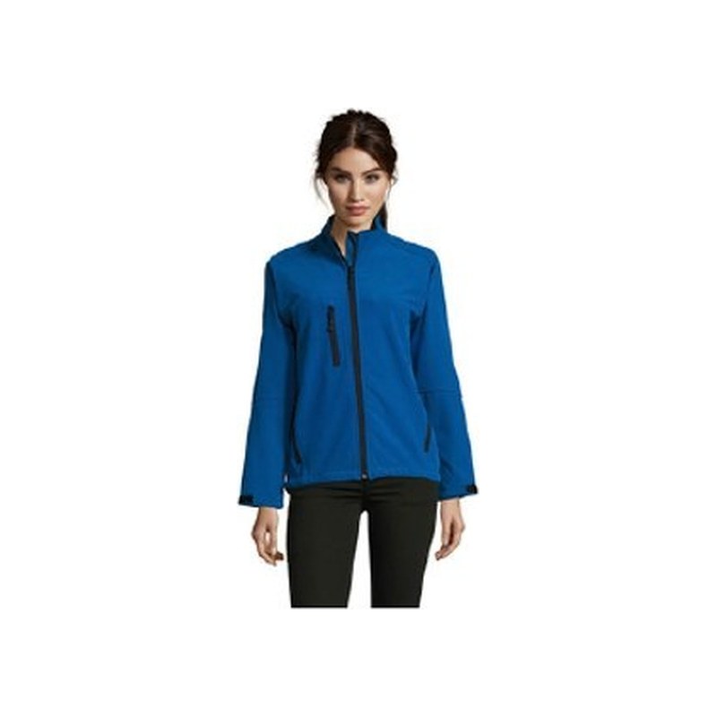 Women's softshell zipped jacket