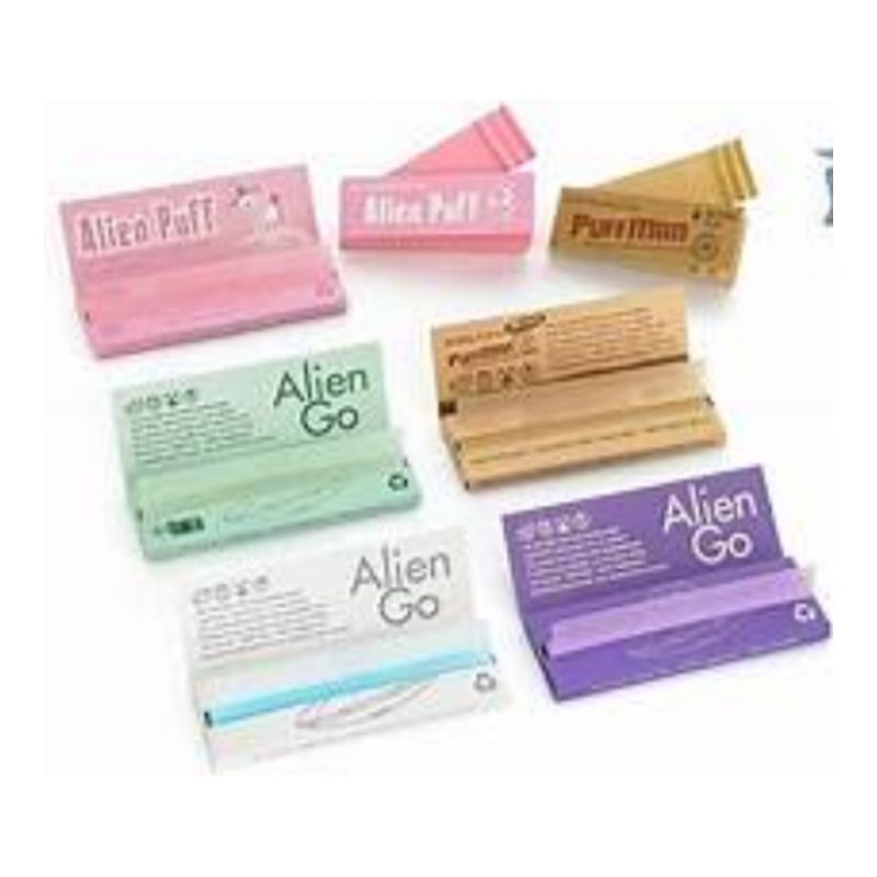 Custom rolling papers · Colors · 14 g/m² · 70 mm