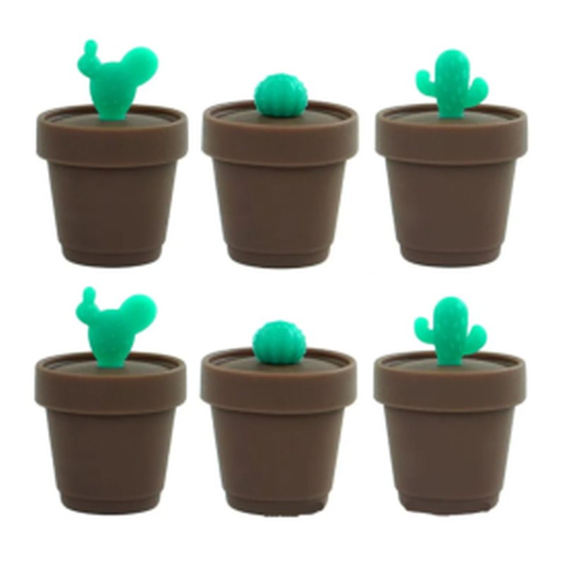 Cactus silicone jar