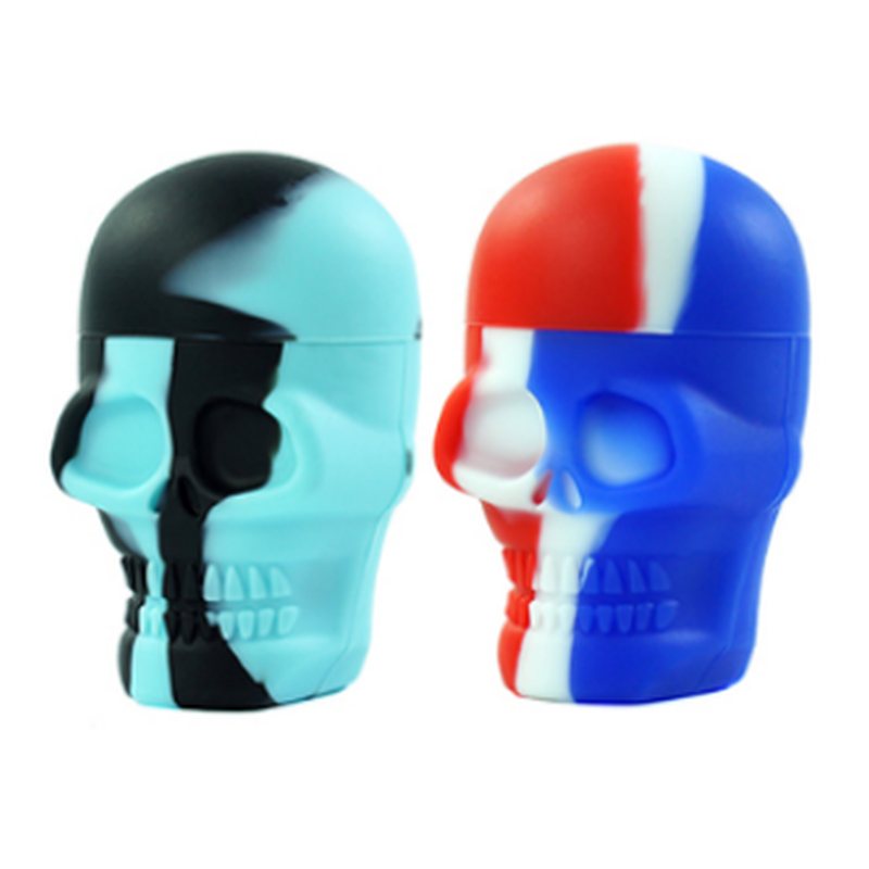 Skull silicone jar